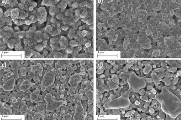 Top view of YSZ scaffolds after Ni infiltration
